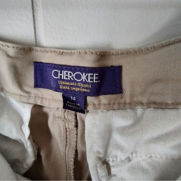 Cherokee Boys size 14 khaki long pants - Picture 2 of 4